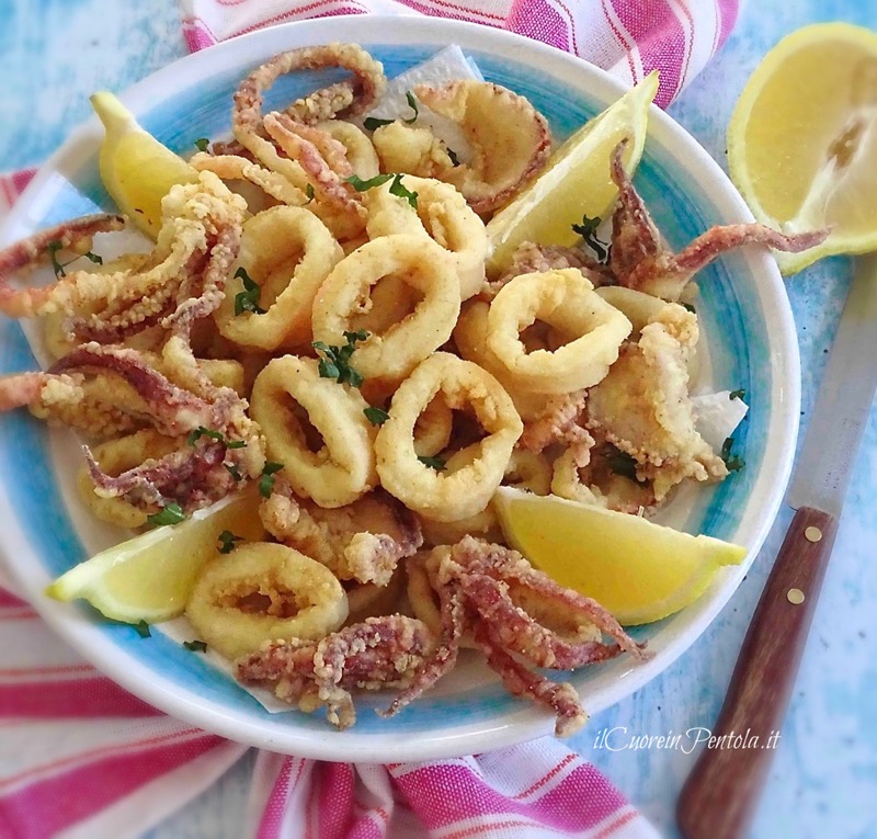 Calamari fritti (Croccanti e Asciutti): la frittura Perfetta!