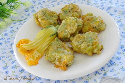 frittelle di fiori di zucchine