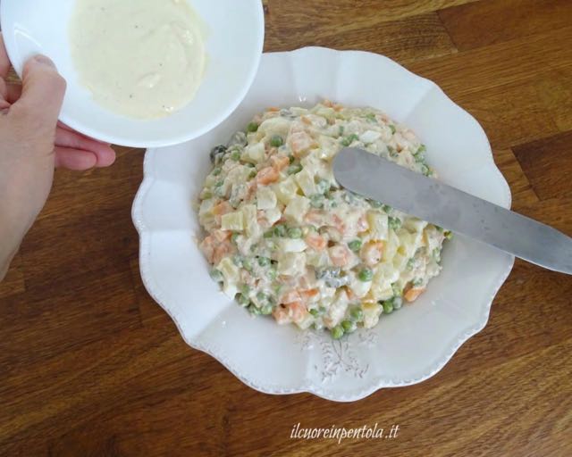 decorare insalata russa