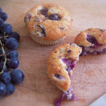 muffin uva fragola