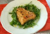 Filetto di salmone al pepe verde