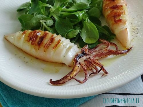 Calamari Arrostiti Ricette Di Cucina Il Cuore In Pentola