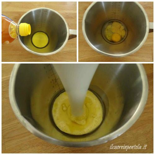 emulsionare olio e uova