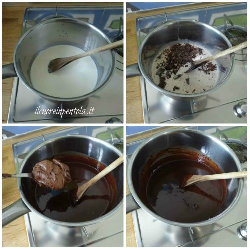 preparare glassa al cioccolato