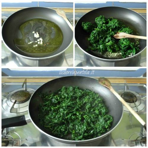 cuocere spinaci