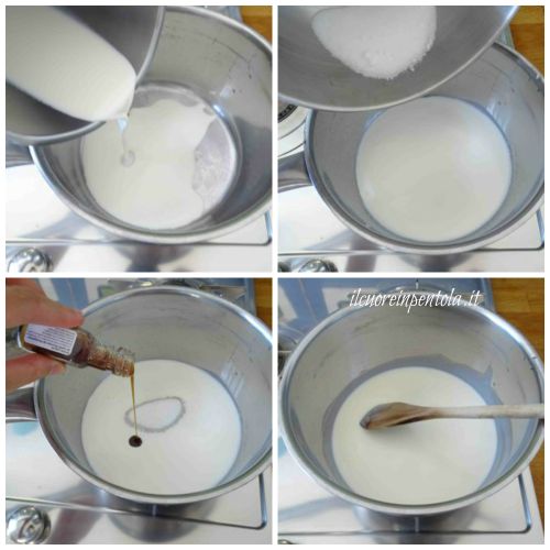 preparare crema panna