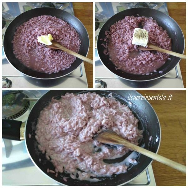 mantecare risotto