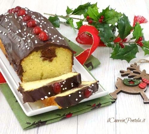 Stella Di Natale Al Cioccolato.Plumcake Di Natale Con Sorpresa Ricetta Il Cuore In Pentola