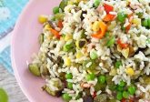 insalata di riso vegetariana