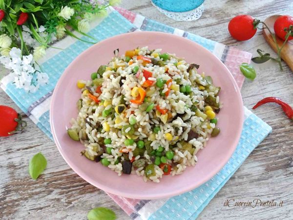 Insalata di riso vegetariana: tutte le Varianti di Riso e Verdure