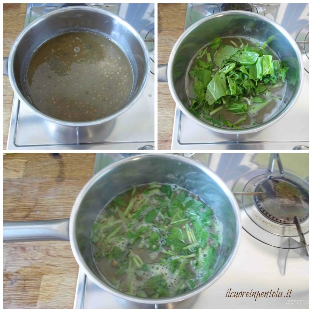 aggiungere spinaci