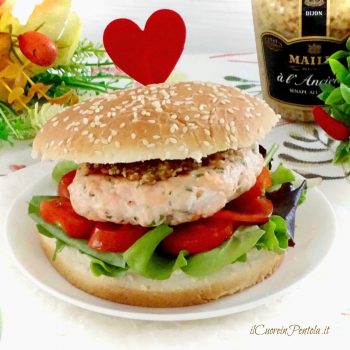 hamburger di salmone
