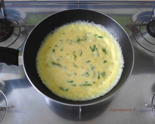 cottura omelette