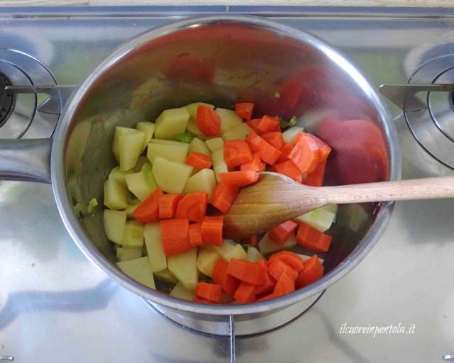 aggiungere carote