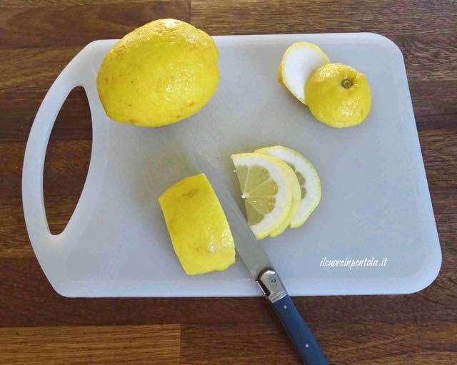 affettare limoni